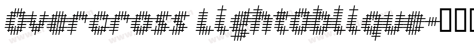Overcross LightOblique字体转换
